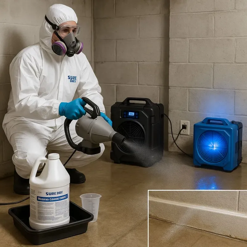 Sanitization and Odor Removal process in Fishers, IN