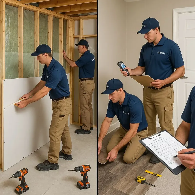 Repairs and Reconstruction process in Fishers, IN